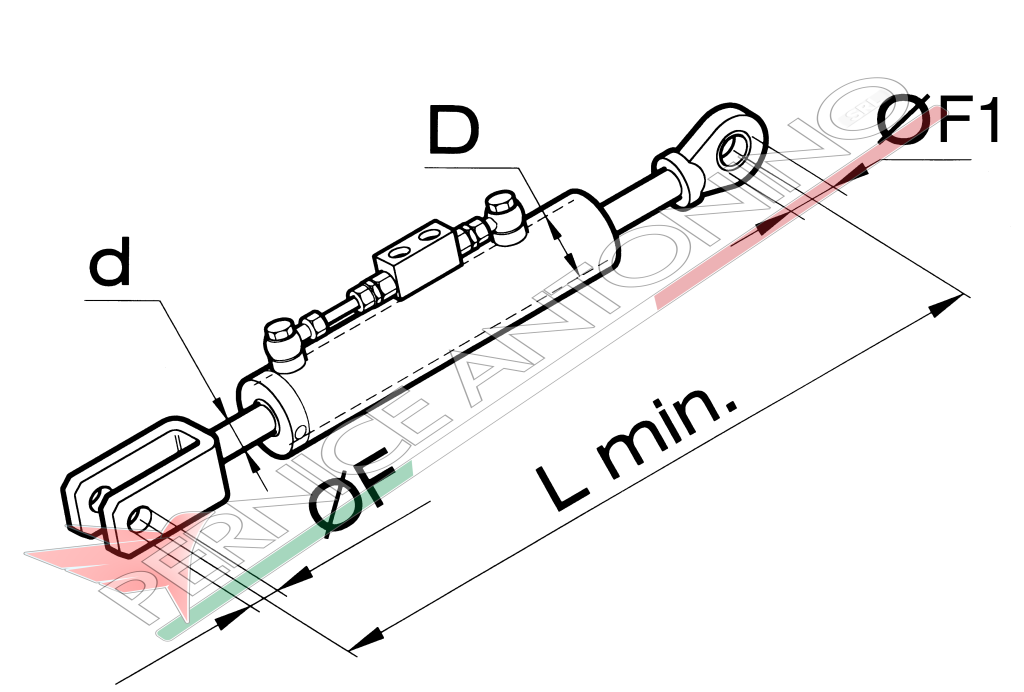 Hydraulic side link