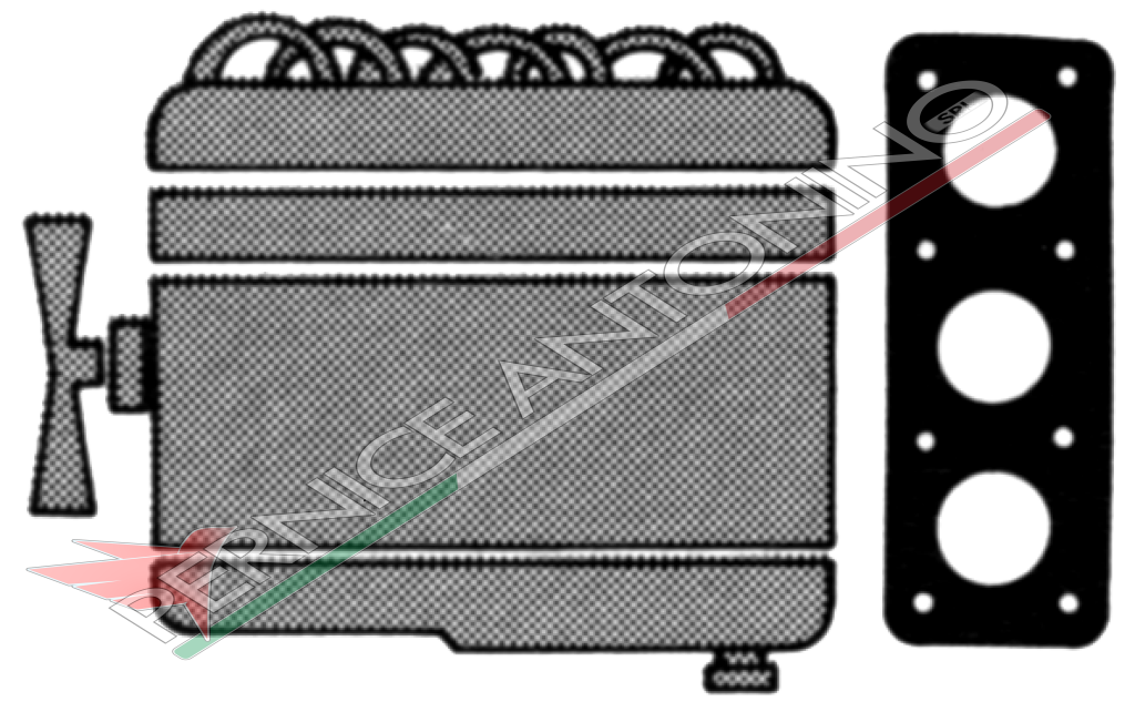 Serie guarnizioni per motore SLANZI DVA 1030