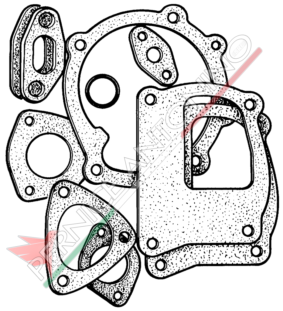 SEAL KIT FOR WATER PUMP AND THERMOSTAT OVERHAULS - FIAT TRACTORS