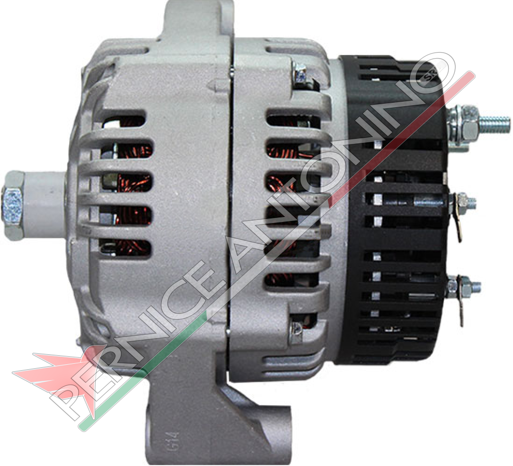 Alternator without pulley