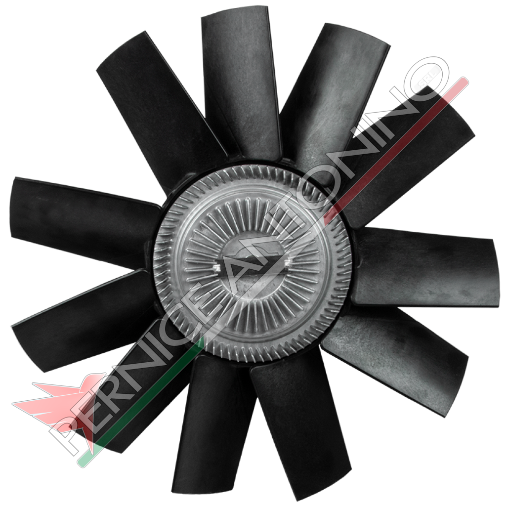 Fan with viscostatic joint CNH