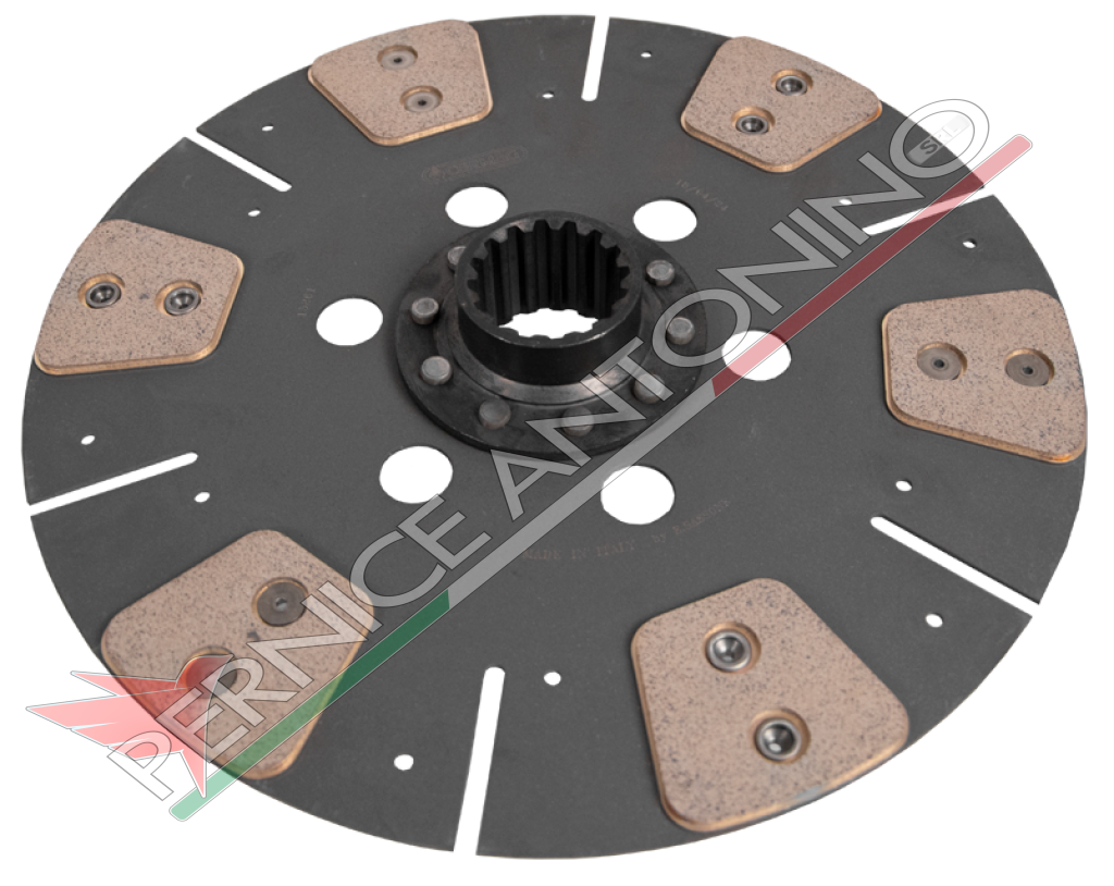 Disco frizione centrale a 6 pale rigido