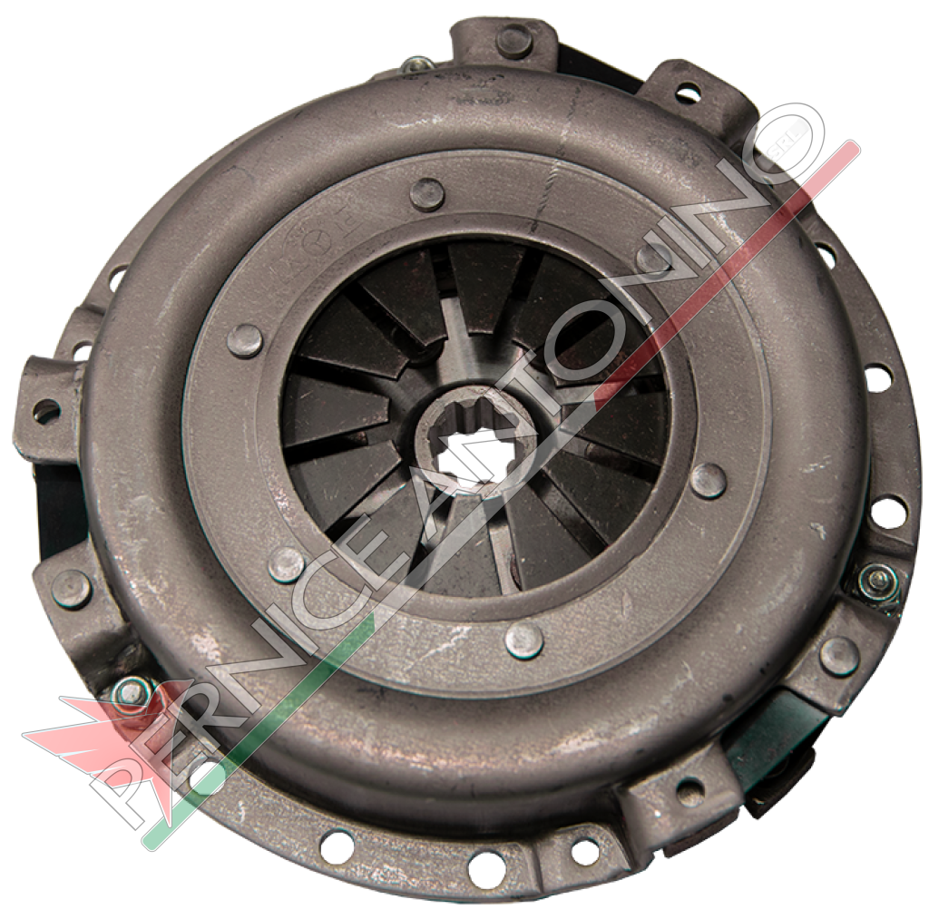 Double disc clutch with diaphragm springs