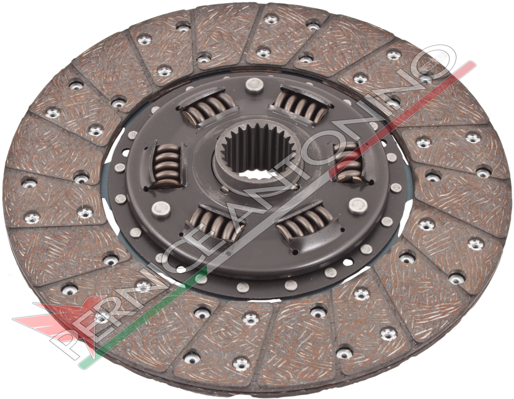 Central disc with shock springs