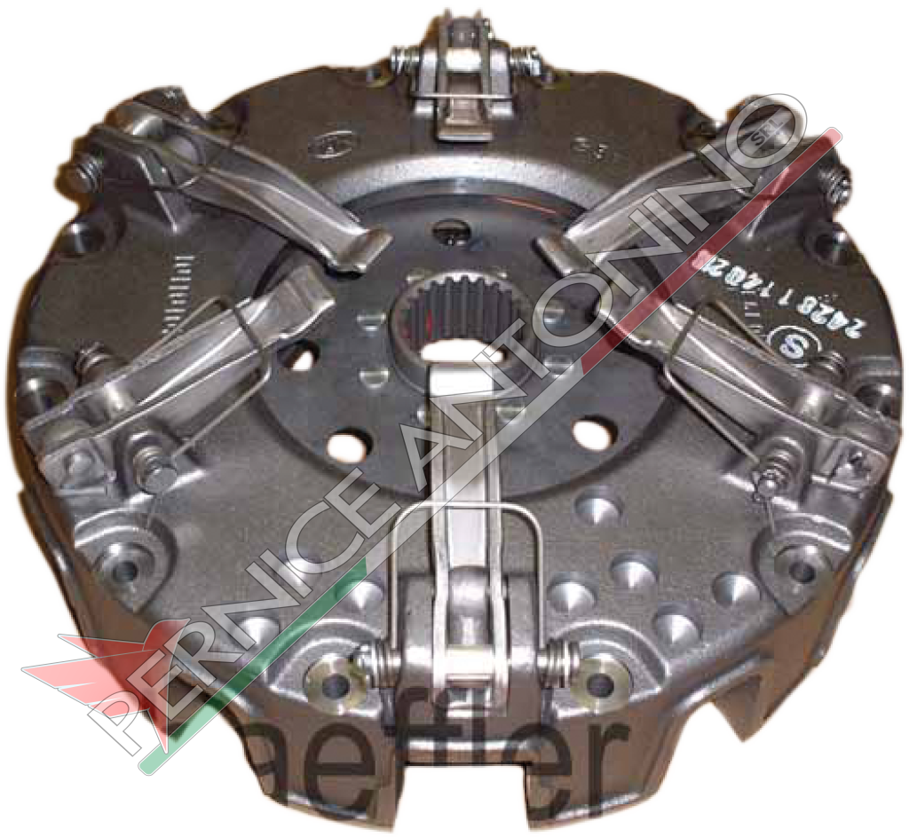 Mechanism with 6 levers complete with central cerametallic plate with 6 vanes - without PTO plate - Plate Ø