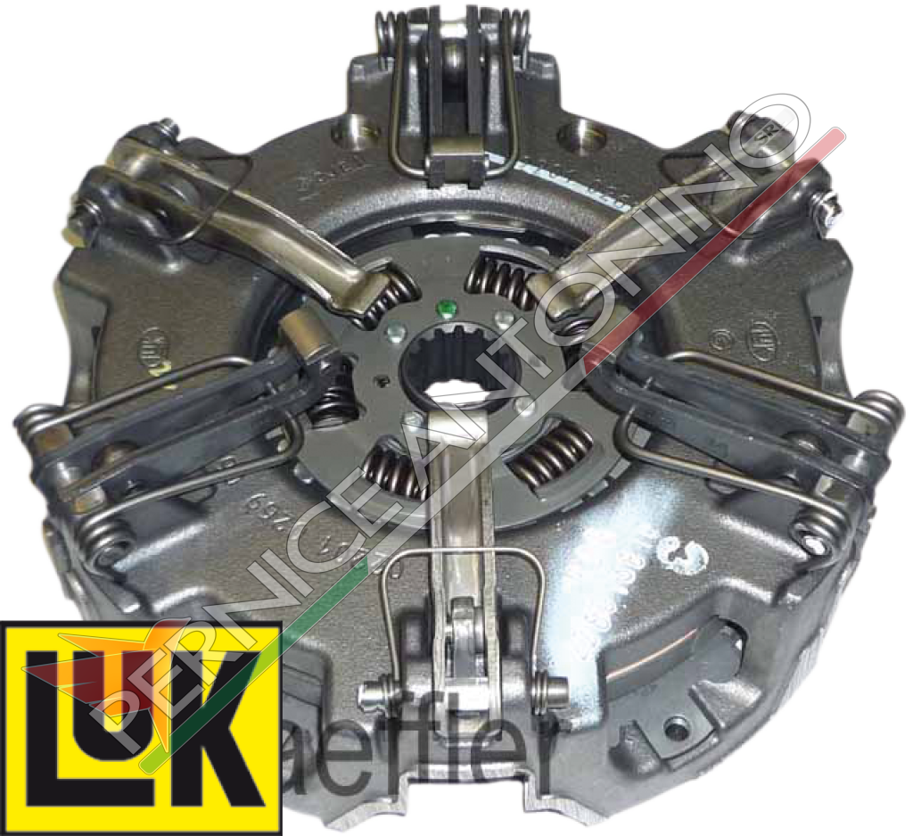 Mechanism with 6 levers complete with cerametallic central plate - 5 vanes Plate Ø 280 mm