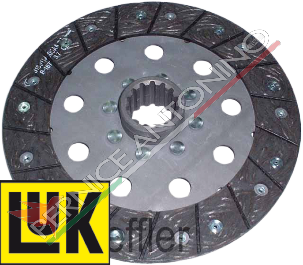 Internal rigid clutch plate in organic material Ø 23040x35 - Z.14