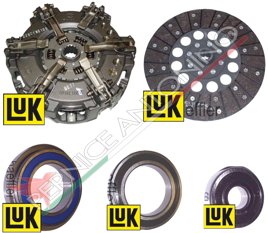 Complete clutch kit. Plate Ø 280 mm