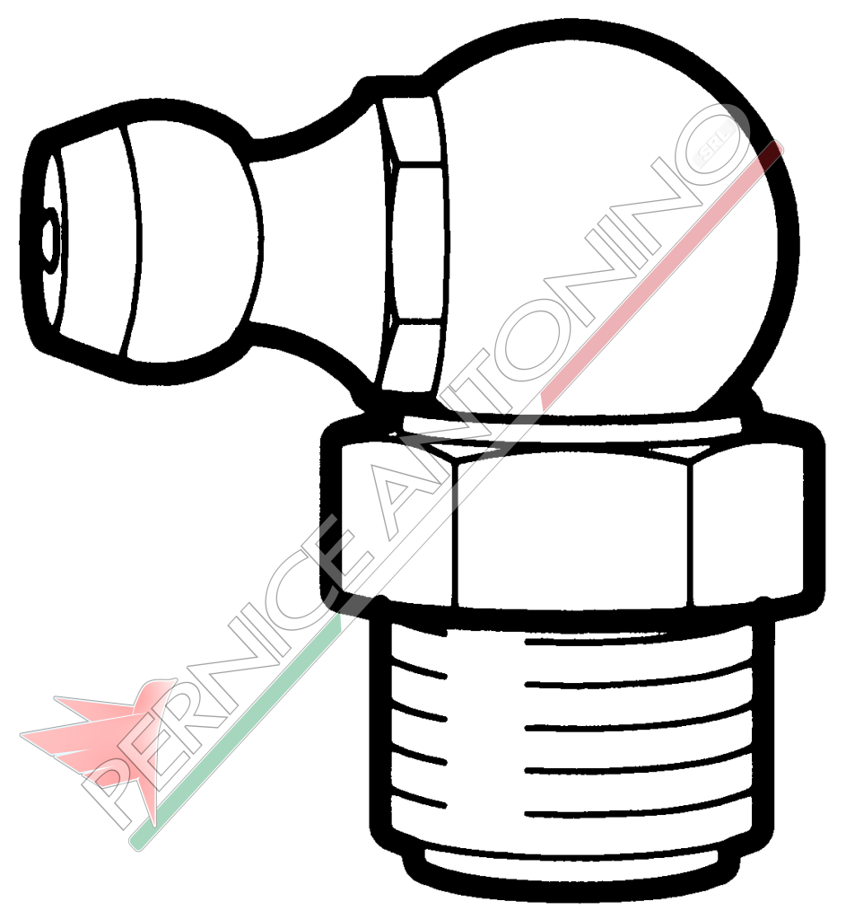 90° lubricator - Package 100 pcs