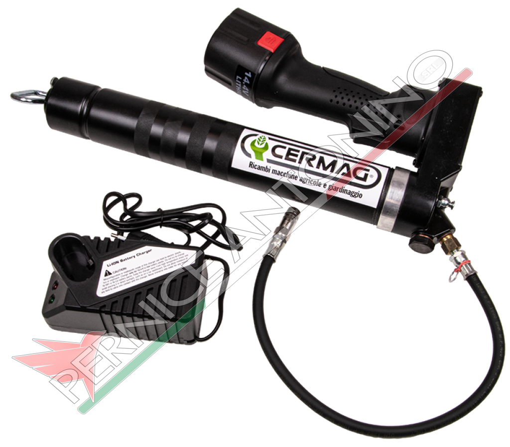 BATTERY-OPERATED GREASE GUN FOR 600 G CARTRIDGES