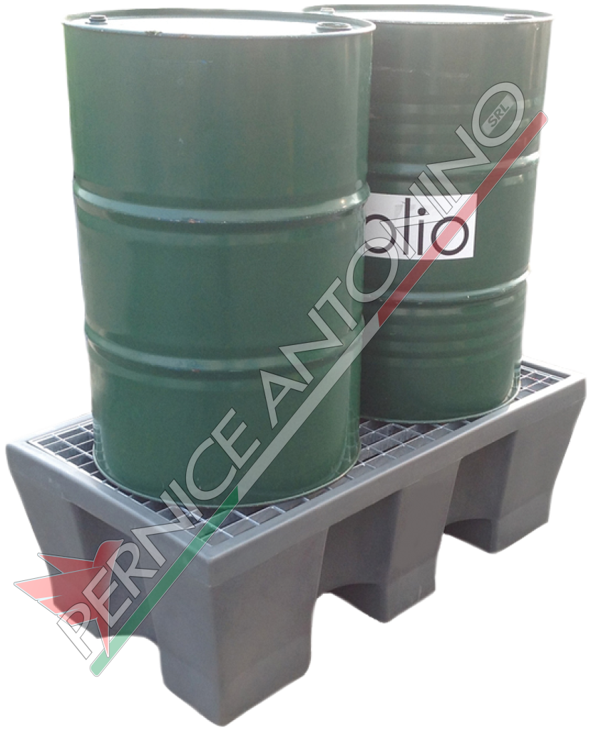 POLYETHYLENE TANK FOR 2 DRUMS