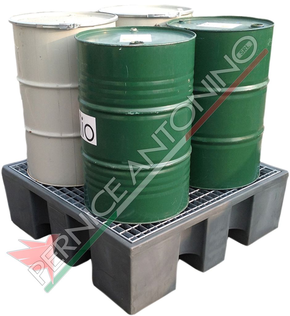 POLYETHYLENE TANK FOR 4 DRUMS