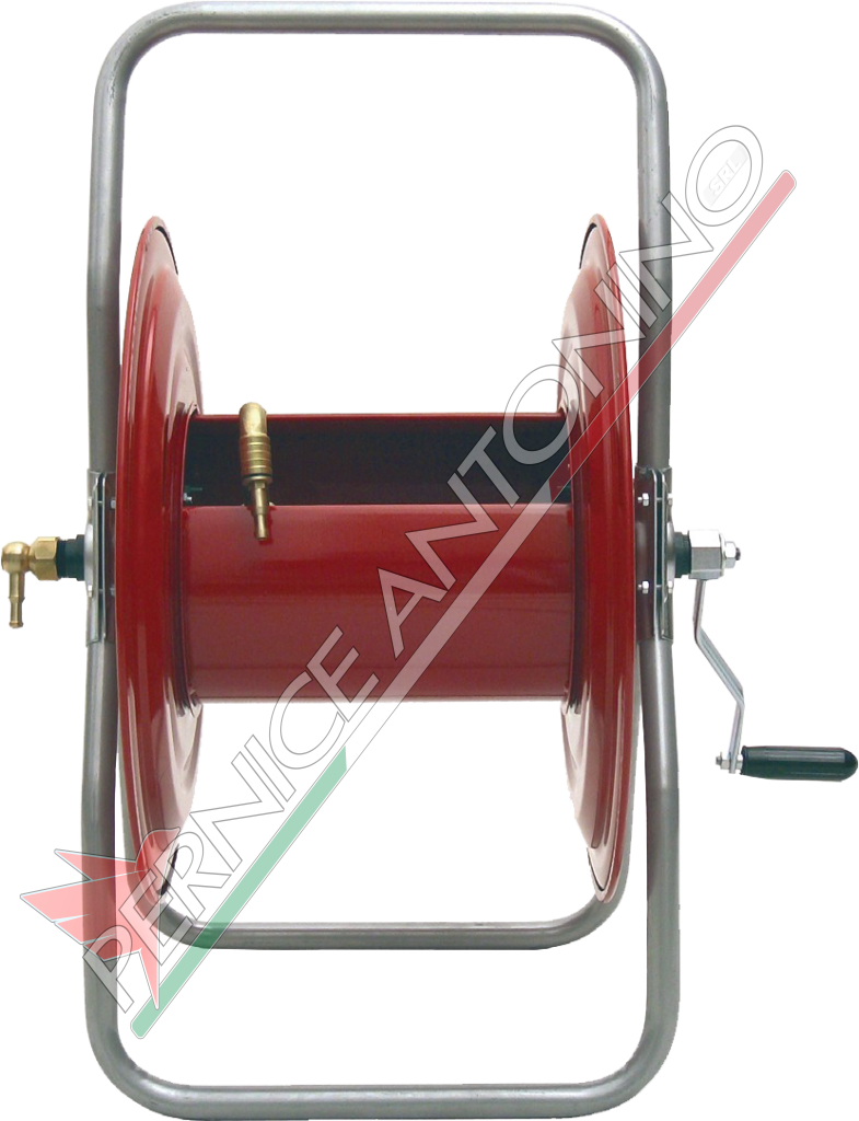 HOSE REELS FOR AGRICULTURE (PAINTED FRAME - BRASS FITTINGS)