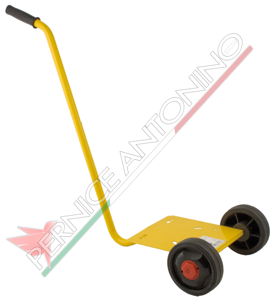 Carrello con telaio completamente zincato