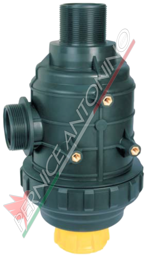 Suction filter with valve