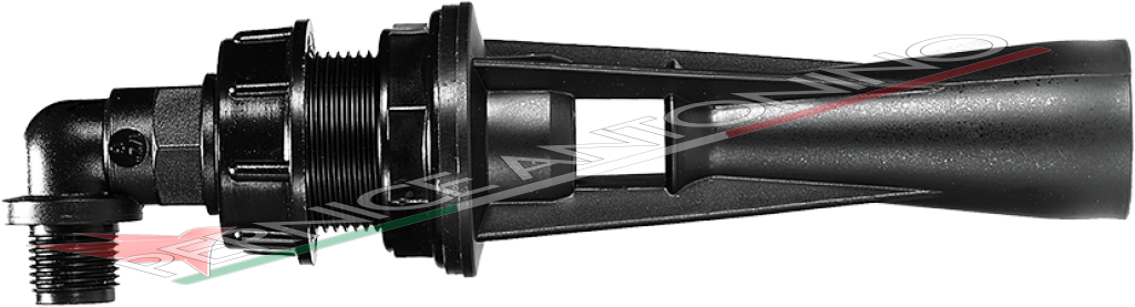 HYDRAULIC AGITATOR WITH INSPECTION HOLE - RIGHT-ANGLED