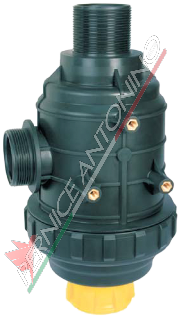 Suction filter with valve