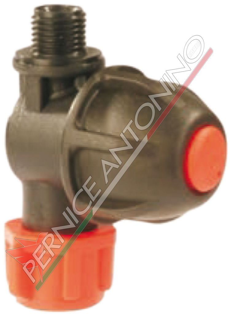 THREADED NOZZLE HOLDER FOR WEEDING WITH DIAPHRAGM CHECK VALVE