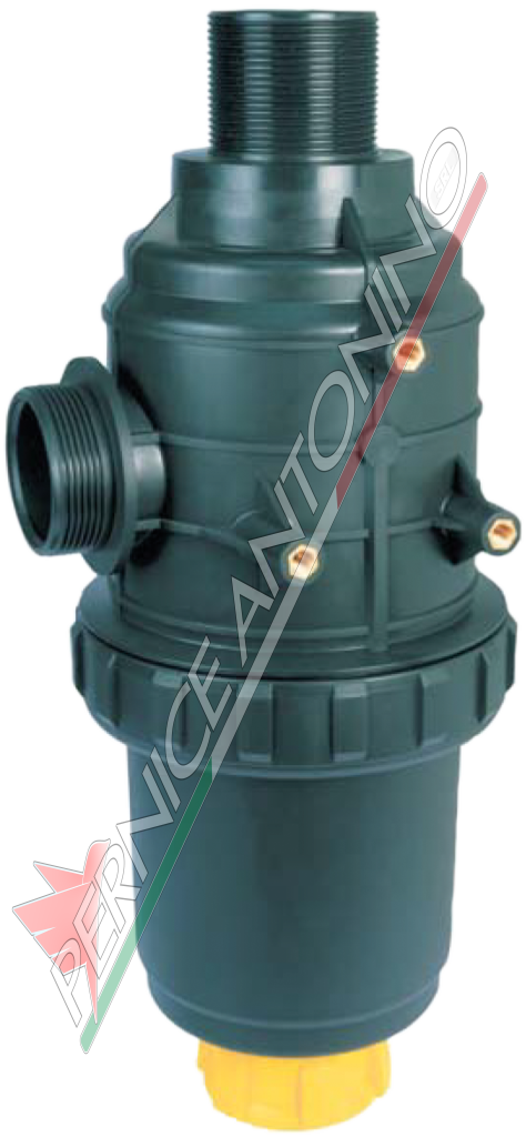 Suction filter with valve