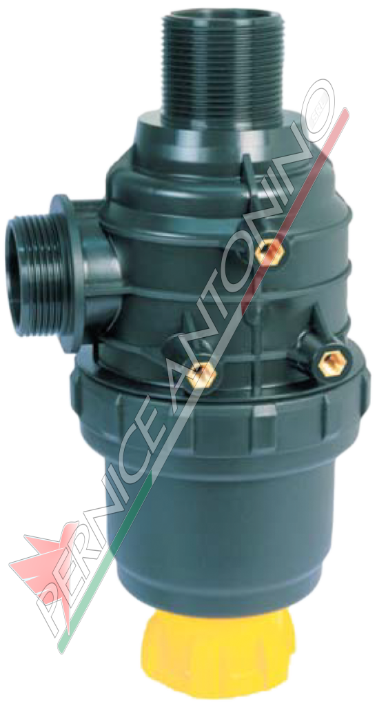 Suction filter with valve