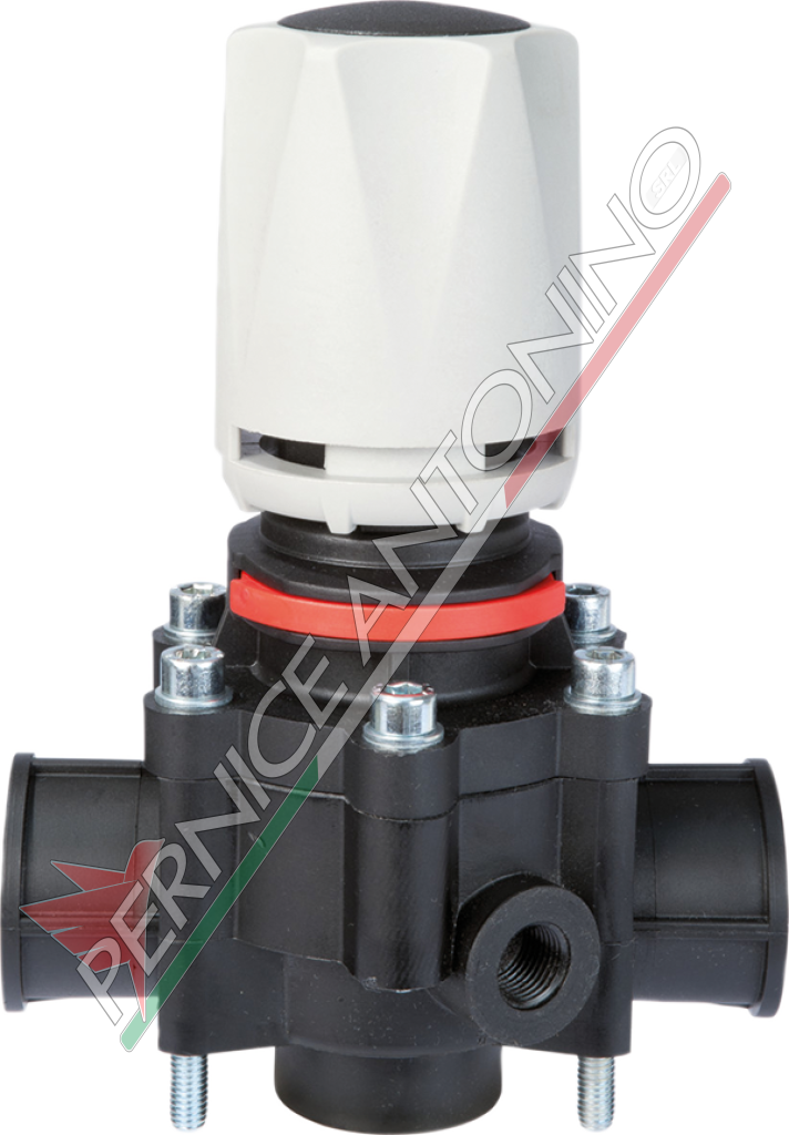 Manual diaphragm regulator valve