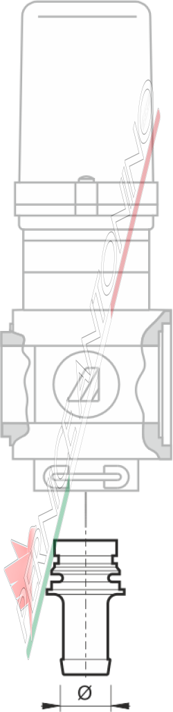 BY-PASS connection for boom section valves