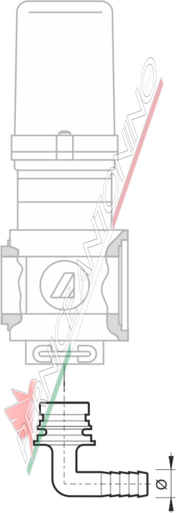 BY-PASS connection for boom section valves