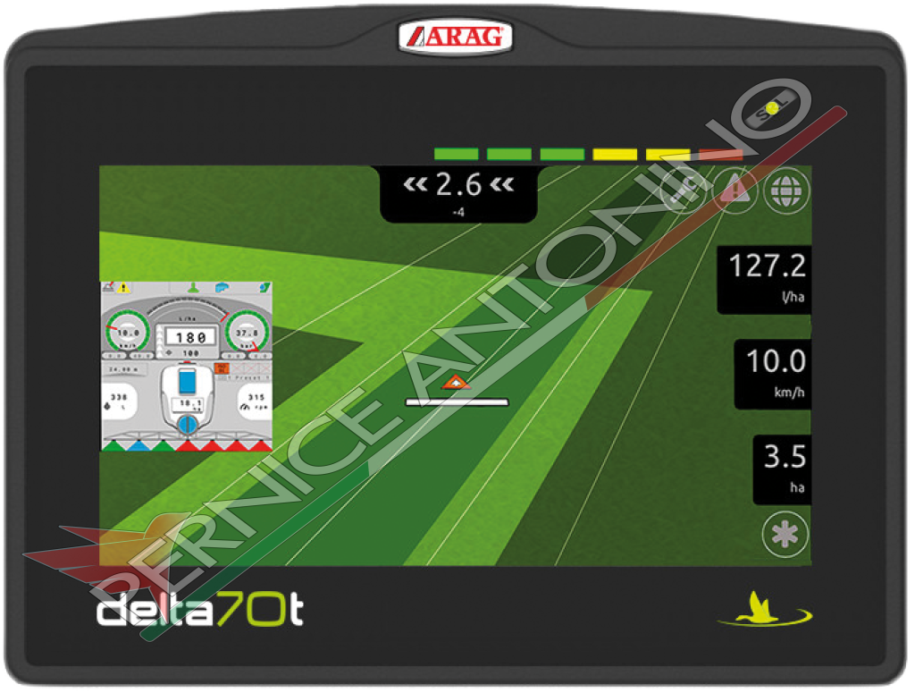 Monitor DELTA 70T con navigatore - ISOBUS