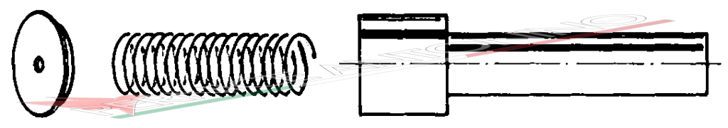 Pulsante per cardani triangolari