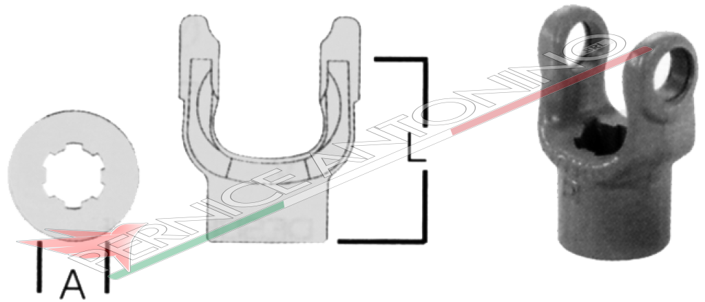 SPLINED COUPLING YOKES 18x47