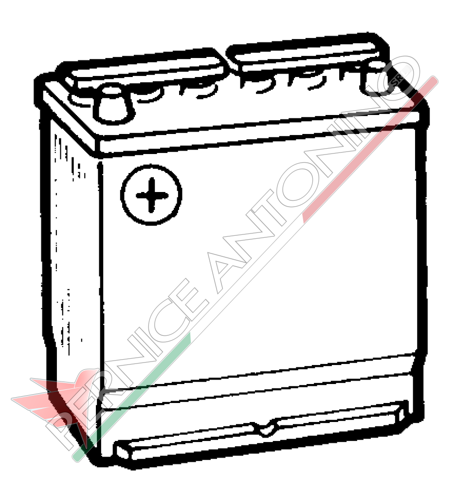 Standard 12V battery narrow type - ENERGECO