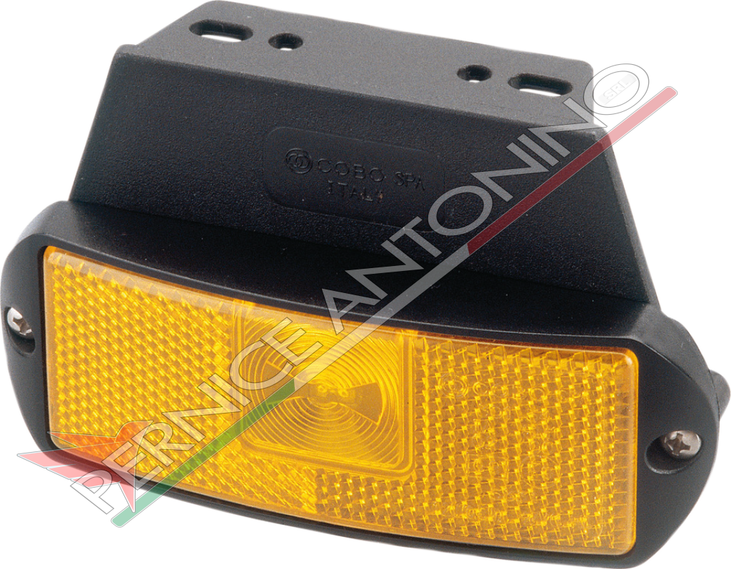 ORANGE SIDE LIGHT WITH LED REFLECTOR - 12 VOLT