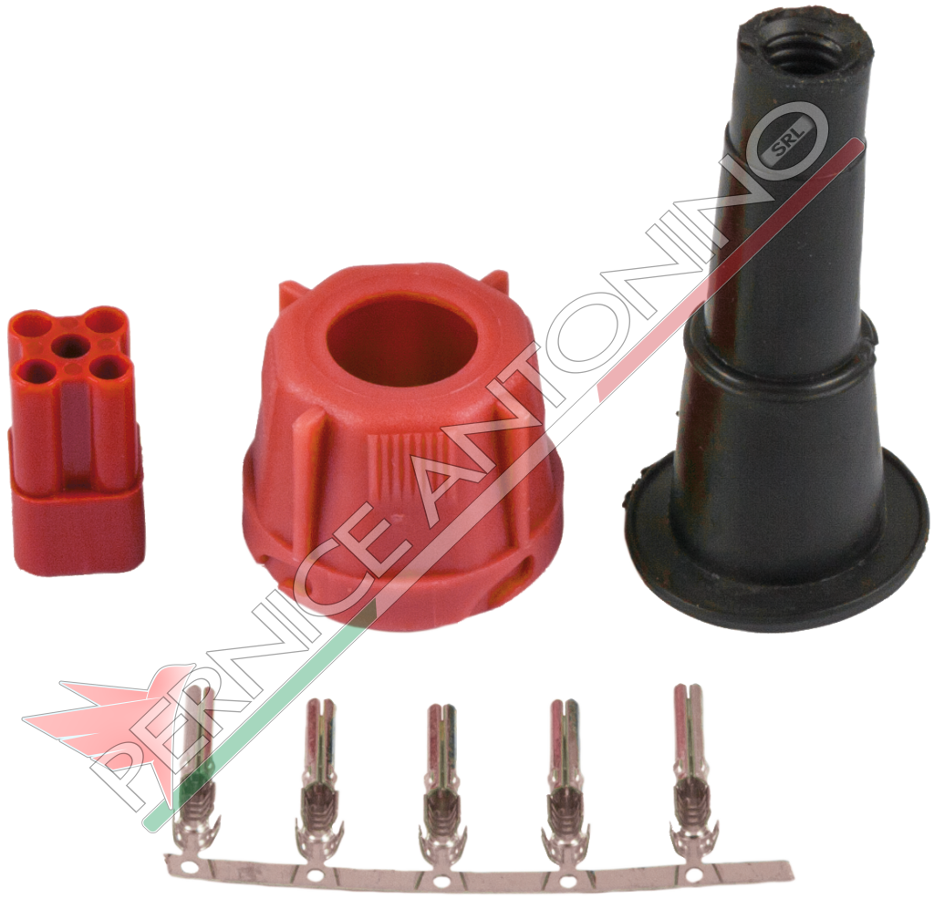 Red 5-way connector kit for Art. 36413