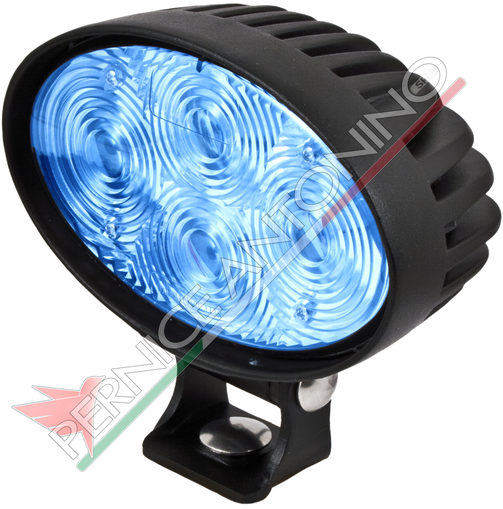 Faro orientabile da lavoro LED spot blu 10÷50V 300 lumen