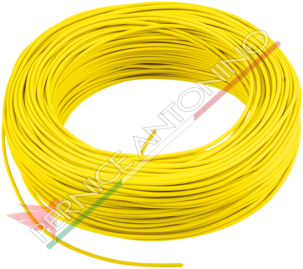 cavo elett. 1filo 1mmq(100MT)GIALLO