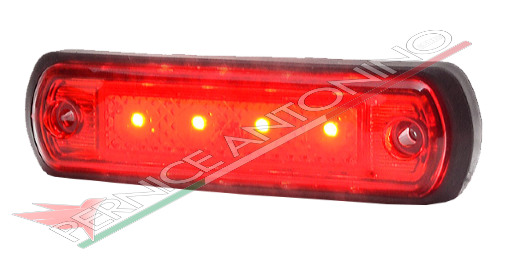 luce d'ingombro LED 12/24V ROSSO 