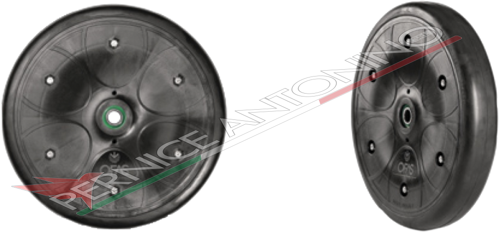 RUOTA 318x50 CON CERCHIO IN PLASTICA