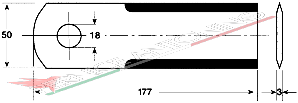 Coltello per trinciapaglia