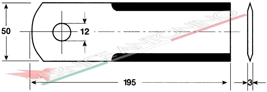 Coltello per trinciapaglia