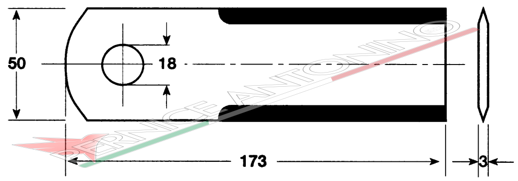 Coltello per trinciapaglia