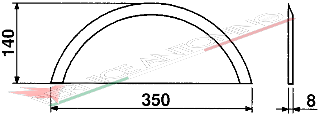 BLADES FOR MIXING-HORIZONTAL