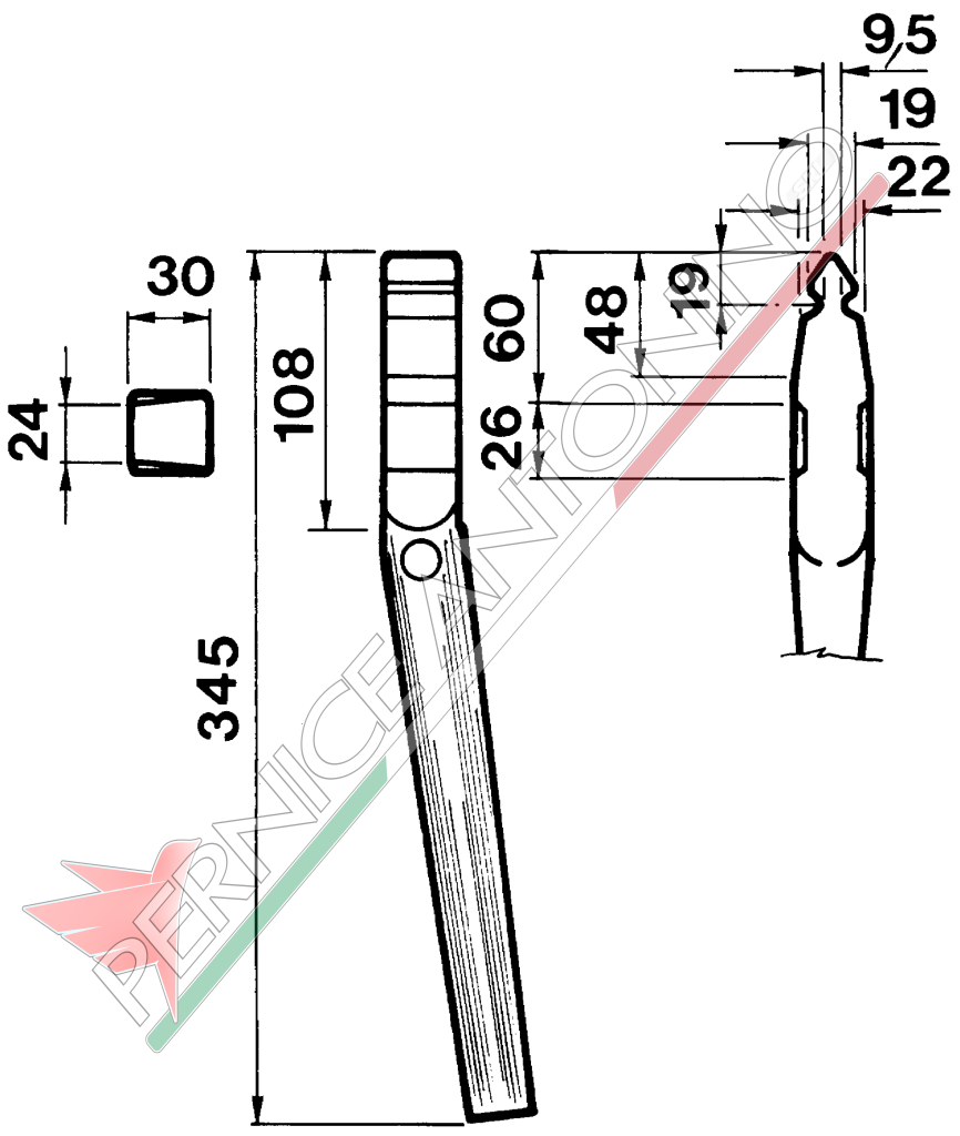 Dente per erpici rotativi