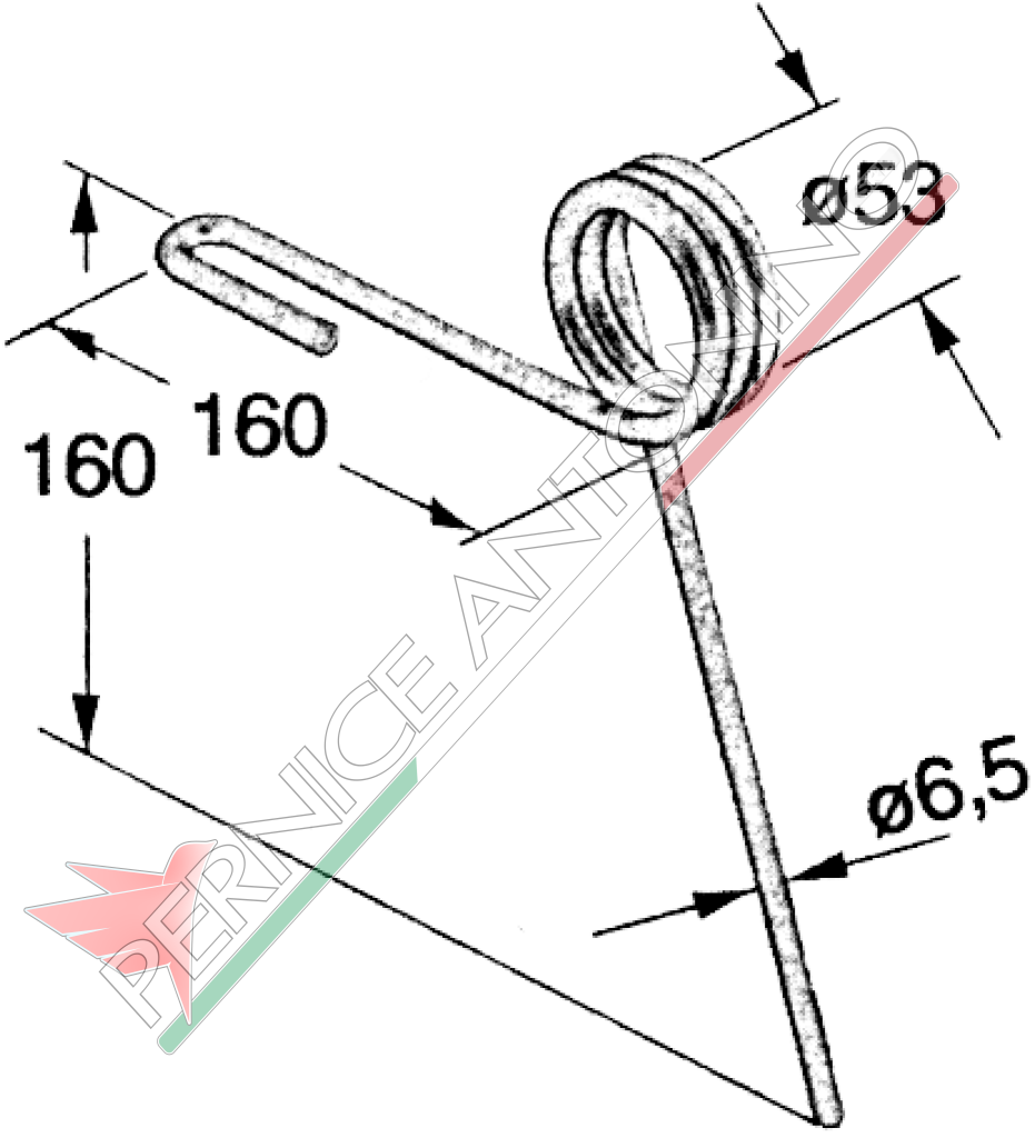 Dente posteriore per seminatrice standard