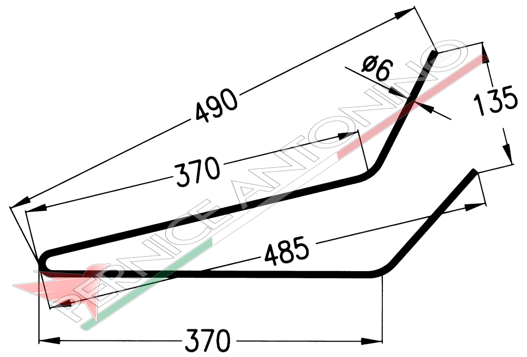 Molla per ranghinatore stellare