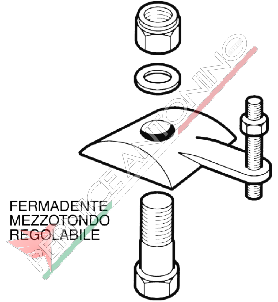 Adjustable tine holder FAHR