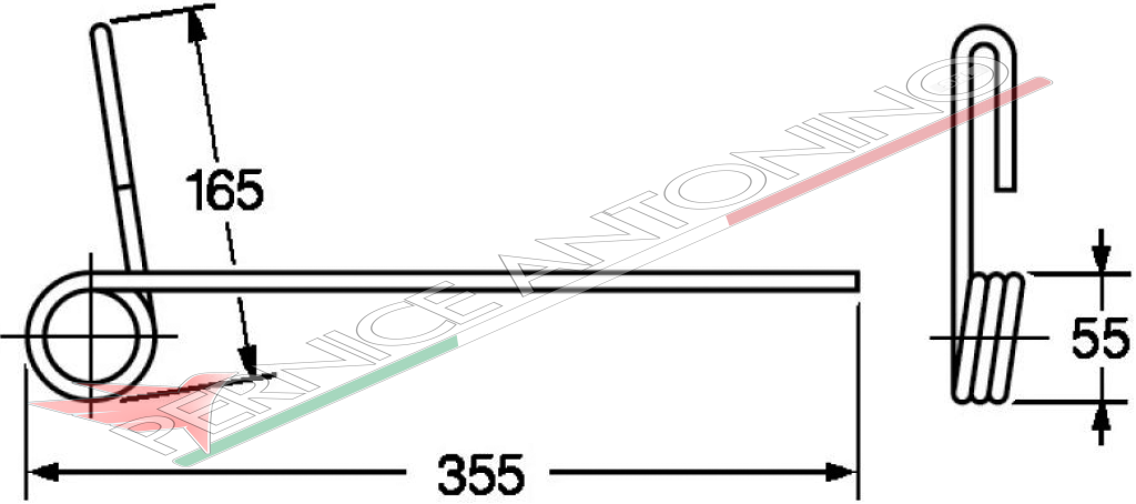 Dente per seminatrice