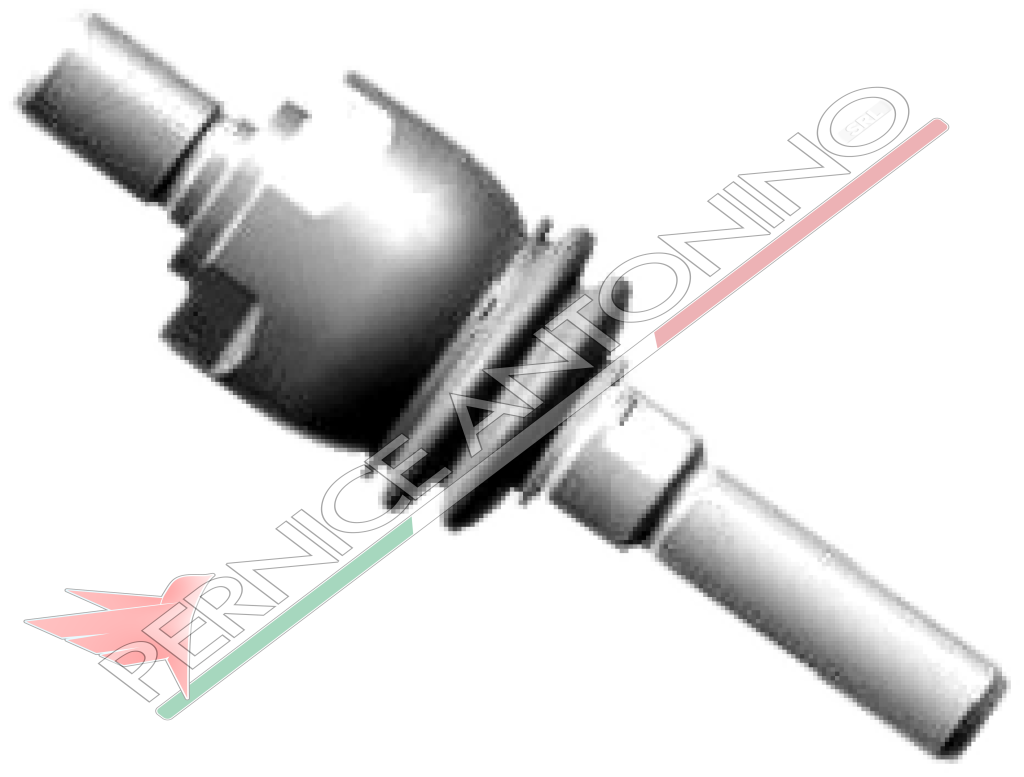 Axial spherical joint reinforced