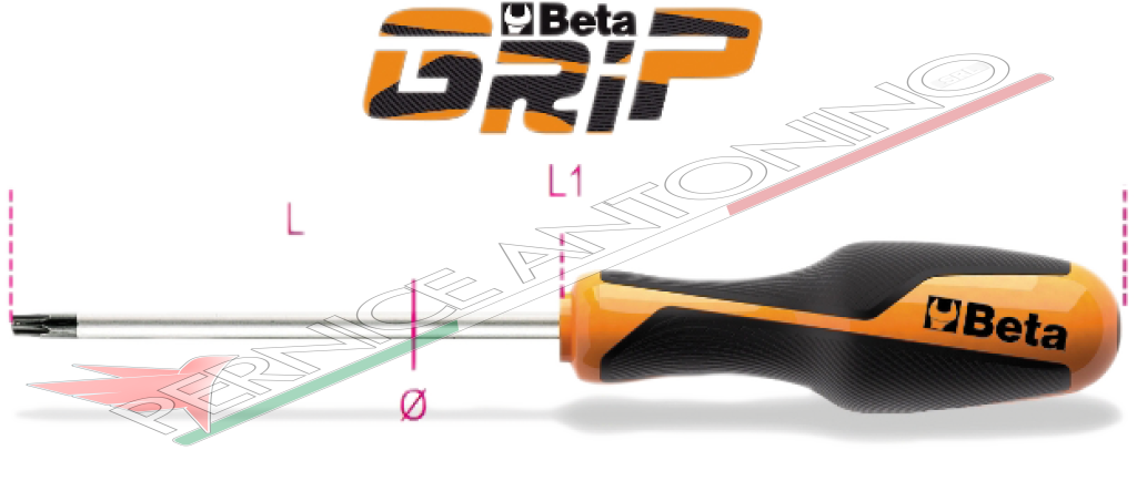 Giravite per viti con impronta TORX® - Beta GRIP