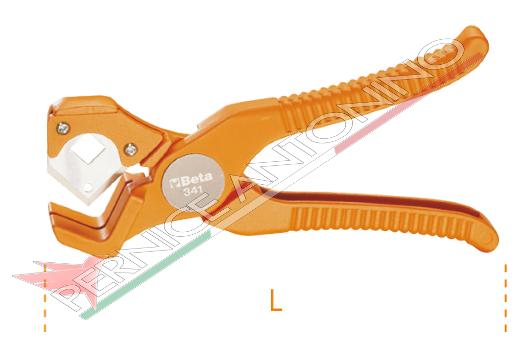 Pipe-cutting pliers for plastic pipes