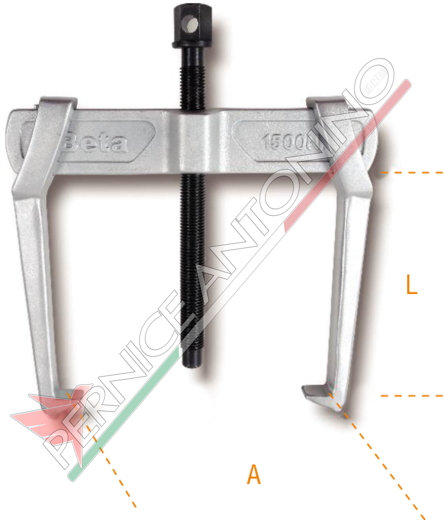 Estrattore universale a 2 griffe